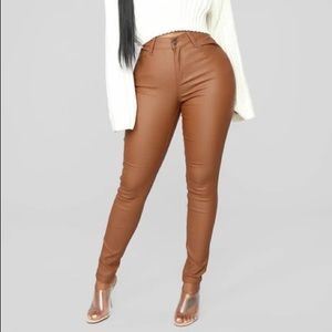 Double Dare Faux Leather Pants